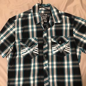 Affliction button down shirt